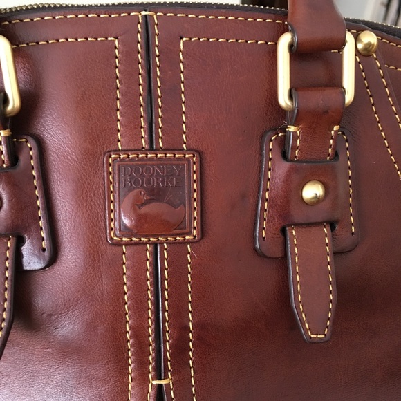 Dooney And Bourke Florentine Clayton in Chestnut - Picture 3 of 8